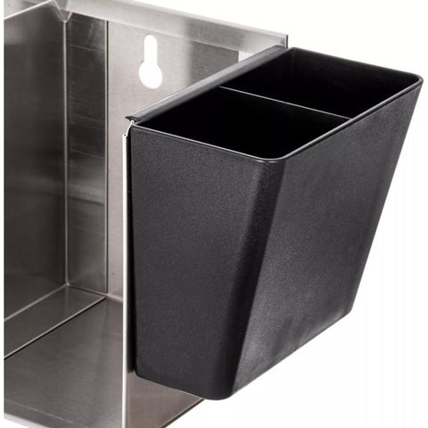 San Jamar L1022 Adjustable Lid Organizer 5 Stack - Stainless Steel