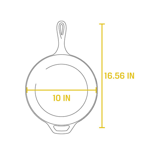 Lodge L10CF3 5 Qt. Pre-Seasoned Cast Iron Covered Deep Skillet