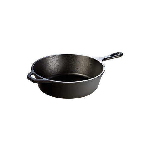 Lodge L10DSK3 12" Pre-Seasoned Cast Iron Deep Skillet