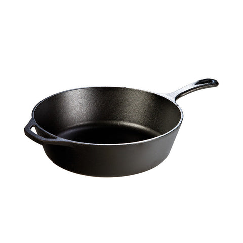 Lodge L10DSK3 12" Pre-Seasoned Cast Iron Deep Skillet
