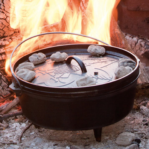 Lodge L12CO3BS Boy Scouts of America Cast Iron Camp Dutch Oven, 6-Quart