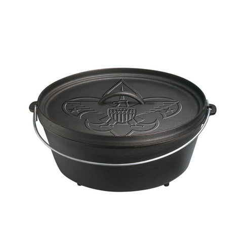 Lodge L12CO3BS Boy Scouts of America Cast Iron Camp Dutch Oven, 6-Quart