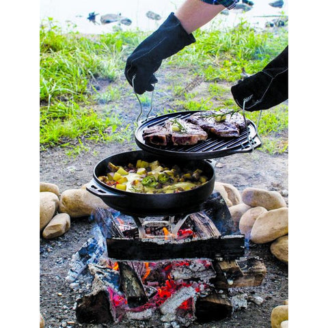 Lodge L14CIA 14 Inch Cast Iron Cook-It-All 5-Piece Set