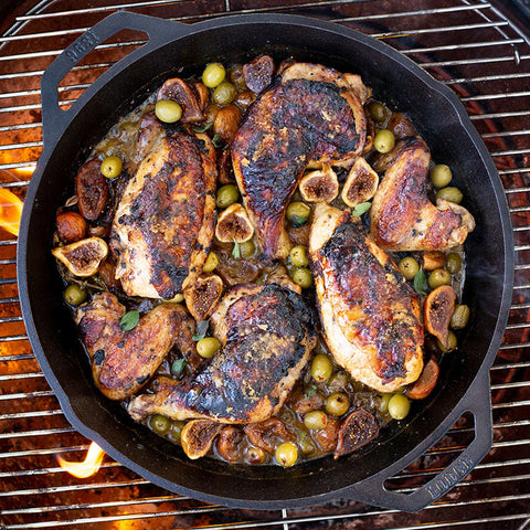 Lodge Manufacturing L17SK3 17 Inch Pre-Seasoned Cast Iron Skillet with Dual Handles