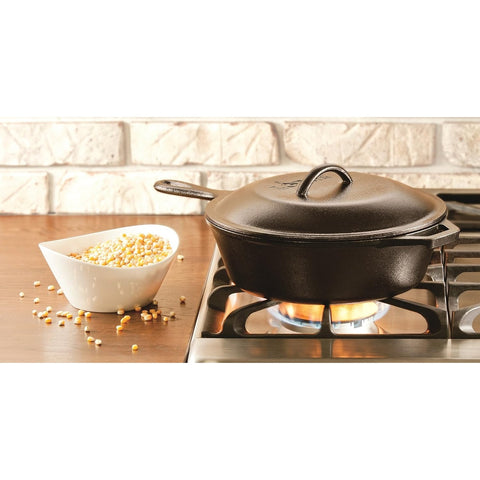 Lodge Manufacturing L5IC3 8 Inch Pre-Seasoned Cast Iron Lid