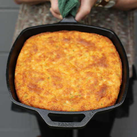 Lodge L8SQ3 Square Cast Iron Classic Skillet, 10.5 in.