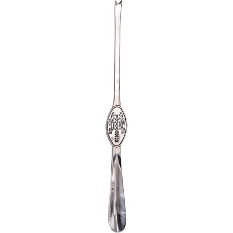 Winco LC-08 8" Two-Tine Stainless Steel Seafood Picks with Decorative Lobster Stamp, 4/Pack