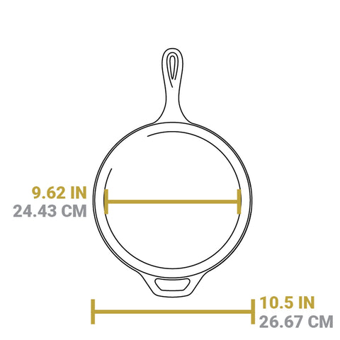 Lodge LCC3 3.2 Quart Seasoned Cast Iron Combo Cooker
