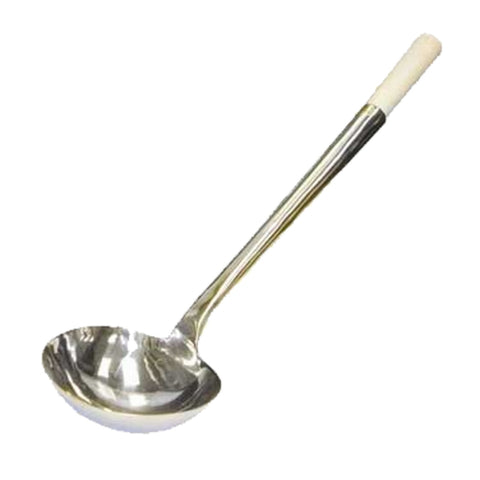 GSW USA LD-S- 7 oz. Stainless Steel Wok Ladle with Wooden Handle