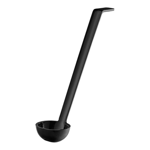 Cambro LD105110 Camwear 1 oz. Black Polycarbonate Salad Dressing Ladle