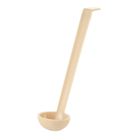 Cambro LD105133 Camwear 1 oz. Beige Polycarbonate Salad Dressing Ladle