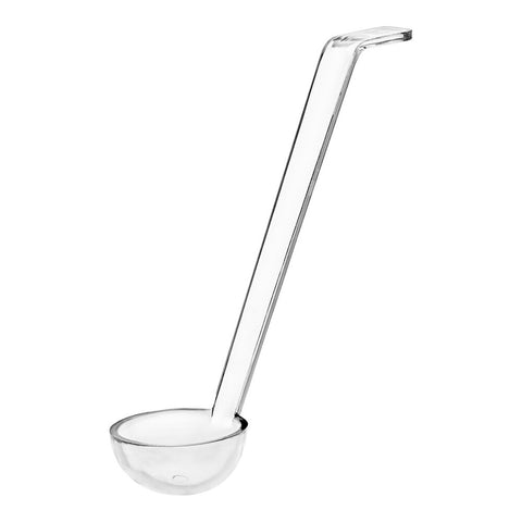 Cambro LD85135 Camwear Clear Polycarbonate 0.75 oz Salad Dressing Ladle
