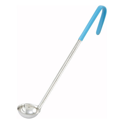 Winco LDC-05 One-Piece Stainless Steel Color-Coded Ladle, 1/2 oz