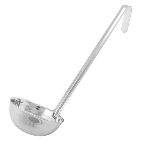 Winco LDI-12 One-Piece Stainless Steel Ladle, 12 oz