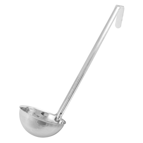Winco LDI-8 8 oz One-Piece Stainless Steel Ladle