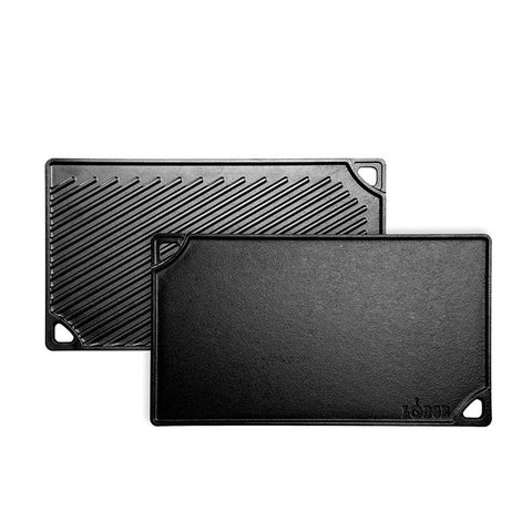 Lodge LDP3 Double Play Reversible Grill/Griddle, 16.75 x 9.5 Inch