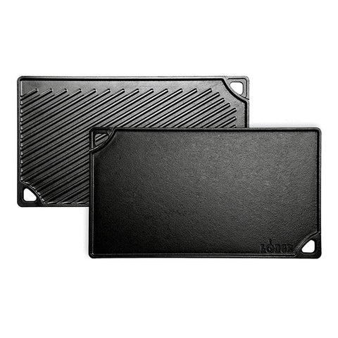Lodge LDP3 Double Play Reversible Grill/Griddle, 16.75 x 9.5 Inch