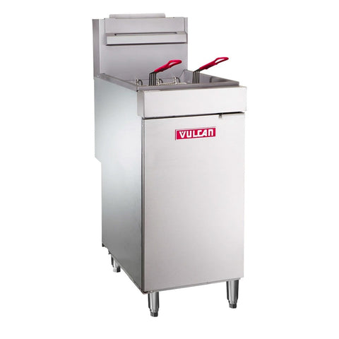 Vulcan LG400-2 50 lb Freestanding Gas Fryer (LP)
