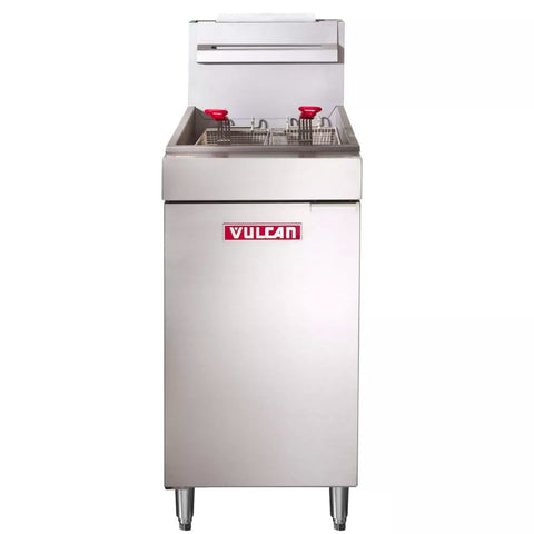 Vulcan LG400-2 50 lb Freestanding Gas Fryer (LP)