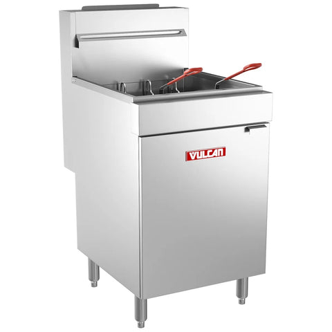 Vulcan LG500 70 lb. LG Series Gas Freestanding Commercial Floor Fryer