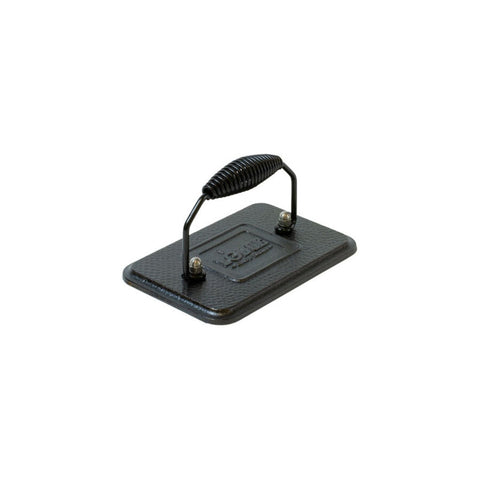 Lodge LGP3 Cast Iron Rectangular Grill Press, 6.75 Inch