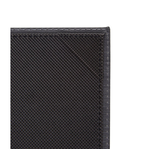 Winco LMF-814GY Four-View Leatherette Menu Cover, Gray, 8-1/2" x 14"