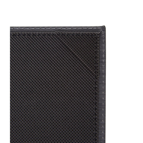 Winco LMS-811BK Single-View Black Leatherette Menu Cover, 8-1/2" x 11"