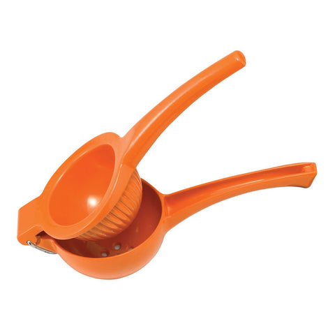 Winco LS-9O Orange Squeezer - 9.125-Inch Aluminum Handheld Citrus Juicer