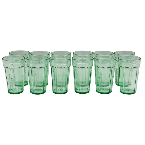 Cambro LT10427 Laguna 10 oz Spanish Green Hammered SAN Plastic Tumbler