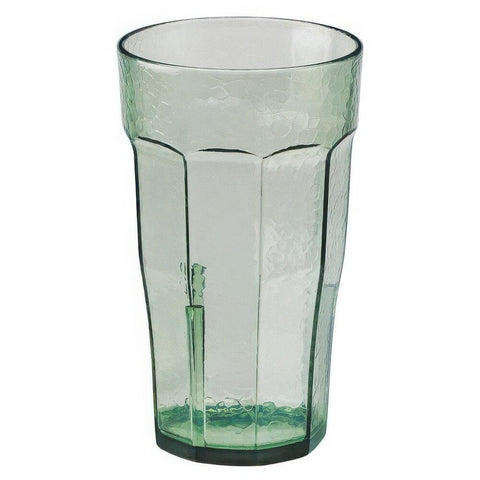 Cambro LT12427 Laguna 12 oz Spanish Green SAN Plastic Tumbler