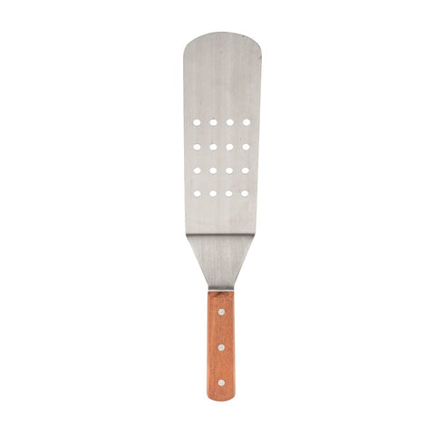 American Metalcraft LT14P 14" Perforated Turner with Wood Handle