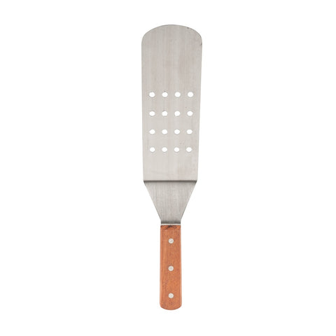 American Metalcraft LT14P 14" Perforated Turner with Wood Handle