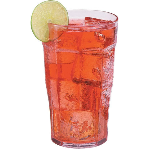 Cambro LT16152 Laguna 16 oz Clear SAN Plastic Tumbler