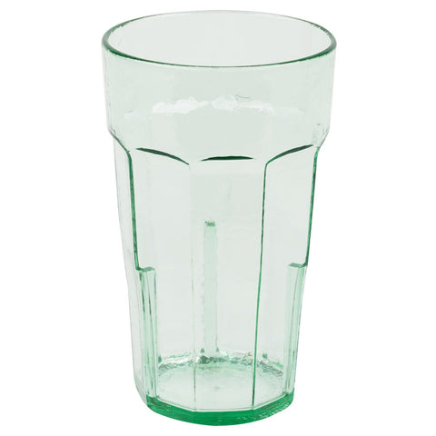 Cambro LT16427 Laguna 16 oz. Spanish Green SAN Plastic Tumbler