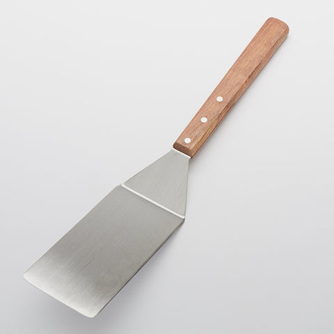 American Metalcraft LT198 20" Wood-Handled Turner with Offset Stainless Steel Blade