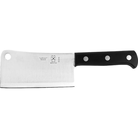Mercer Culinary M14706 6" Kitchen Cleaver with Black POM Handle, High-Carbon German Steel
