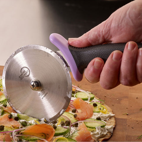 Mercer Culinary M18604PU Millennia® 4" Purple Pizza Cutter