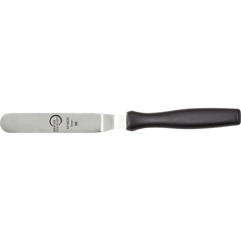 Mercer Culinary M18830P 4-1/4" Offset Spatula with Black Polypropylene Handle