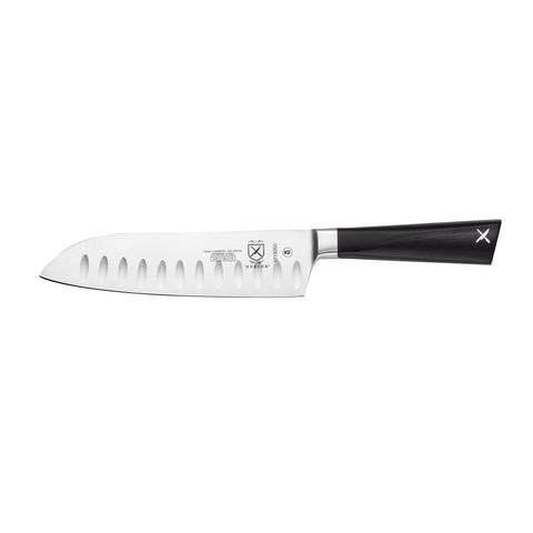 Mercer Culinary M19050 ZüM 7 Inch Forged Santoku Knife with Granton Edge