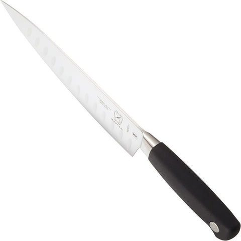 Mercer Culinary M21077 Genesis 8 Inch Forged Chef Knife with Granton Edge and Short Bolster