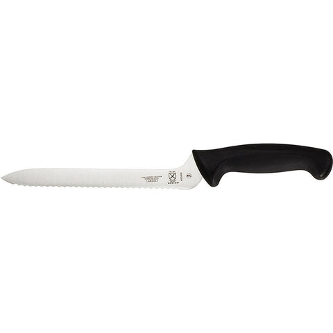 Mercer Culinary M22408 Millennia 8 Inch Offset Wavy Edge Bread Knife