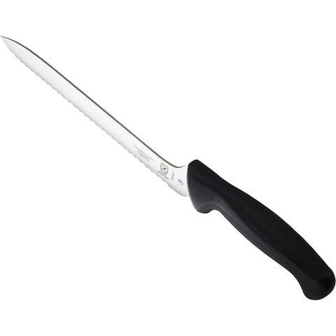 Mercer Culinary M22408 Millennia 8 Inch Offset Wavy Edge Bread Knife