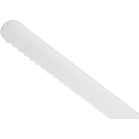 Mercer Culinary M22418RD Millennia Colors 8" Offset Serrated Bread Knife with Red Handle
