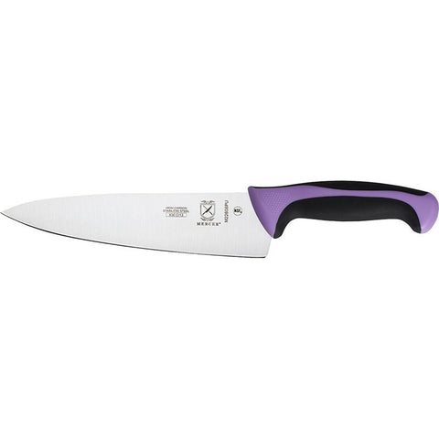 Mercer Culinary M22608BR Millennia Colors 8" Chef's Knife with Brown Handle