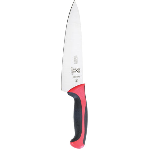 Mercer Culinary M22608RD Millennia Colors 8 Inch Chef's Knife with Red Handle