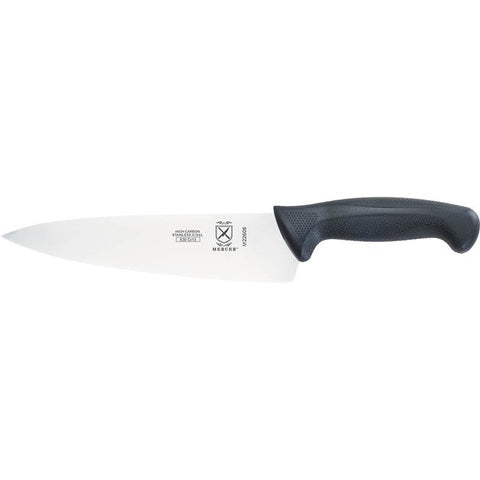 Mercer Culinary M22608 Millennia 8" Chef's Knife with Black Handle