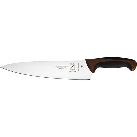 Mercer Culinary M22610BR Millennia Colors 10" Brown Handle Chef's Knife
