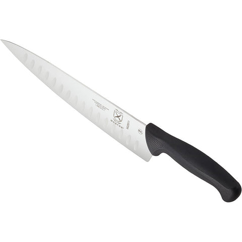 Mercer Culinary M22611 Millennia 10-Inch Granton Edge Chef's Knife, Black Handle