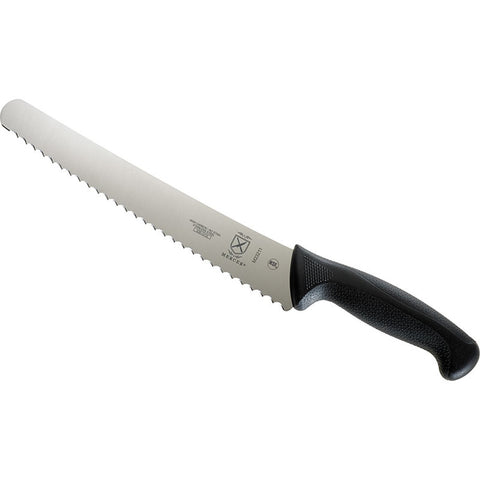 Mercer Culinary M23211 Millennia 10 Inch Left-Handed Wavy Edge Wide Bread Knife
