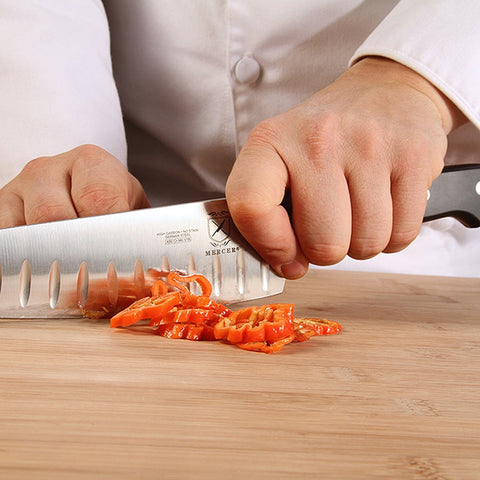 Mercer Culinary M23670 Renaissance 8" Granton Edge Chef's Knife